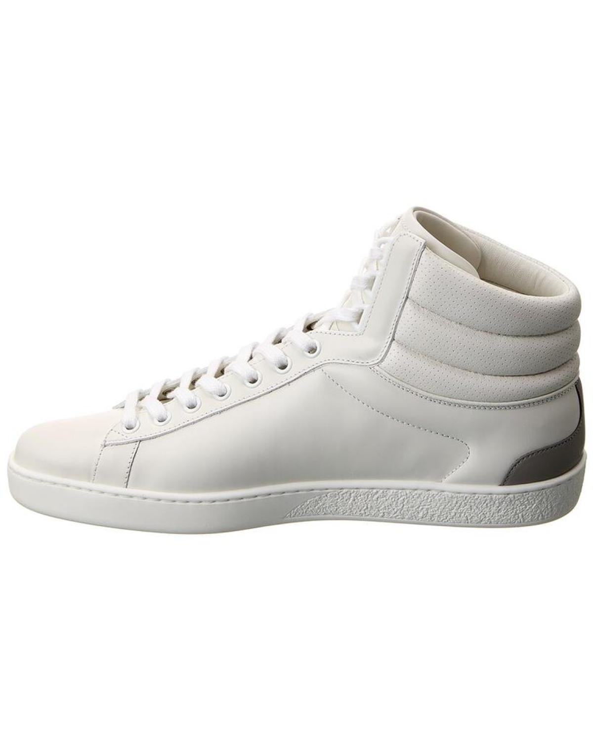 Gucci Ace Leather High-Top Sneaker