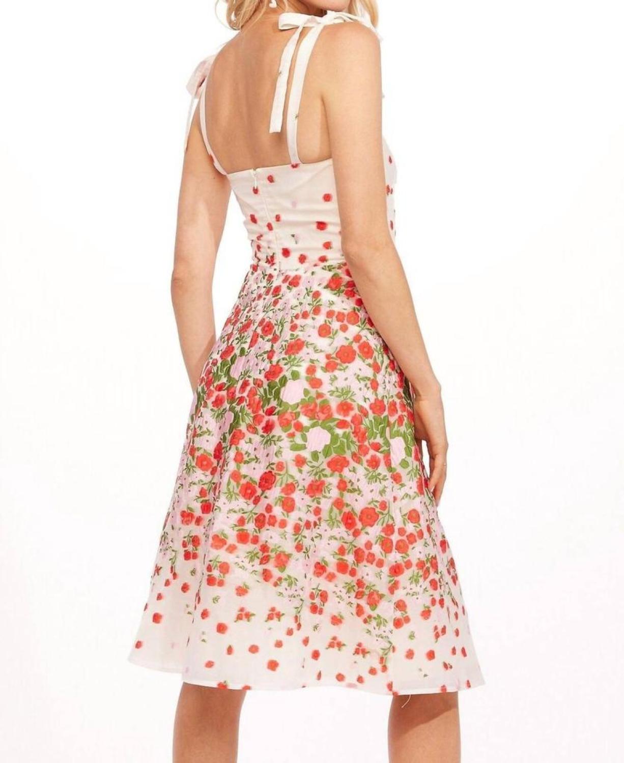 Jessamine Dress In Petal Field