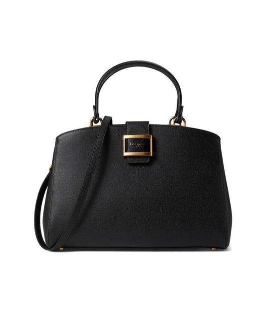 Katy Textured Leather Satchel