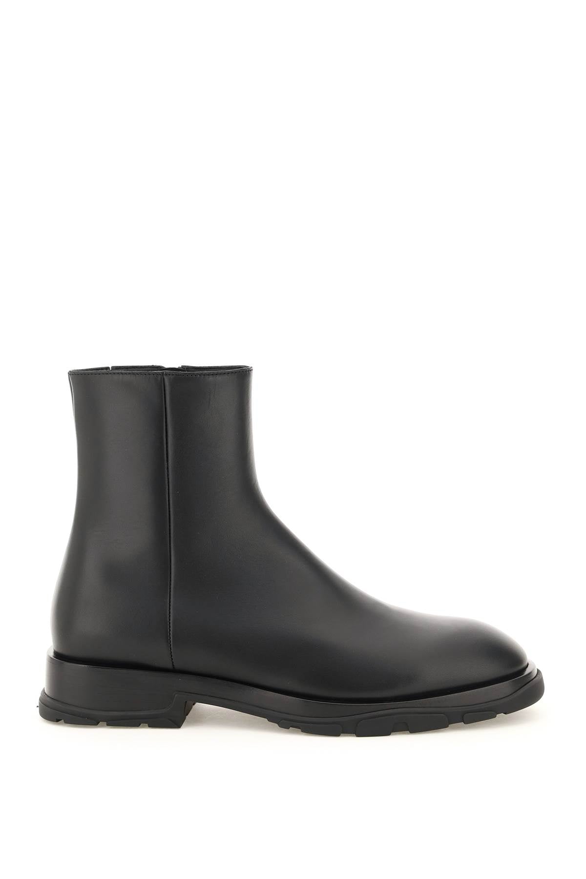 Alexander mcqueen slim tread ankle boots