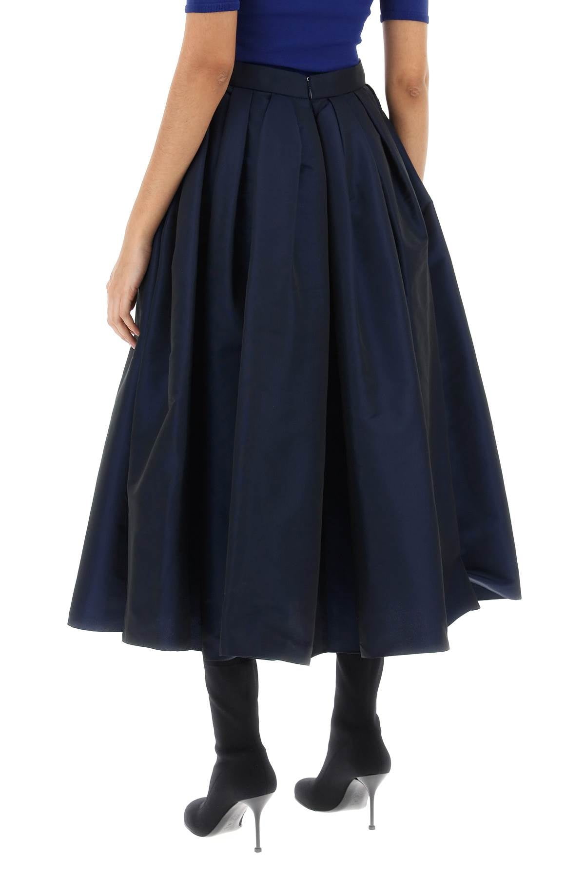 Alexander mcqueen circular skirt in polyfaille