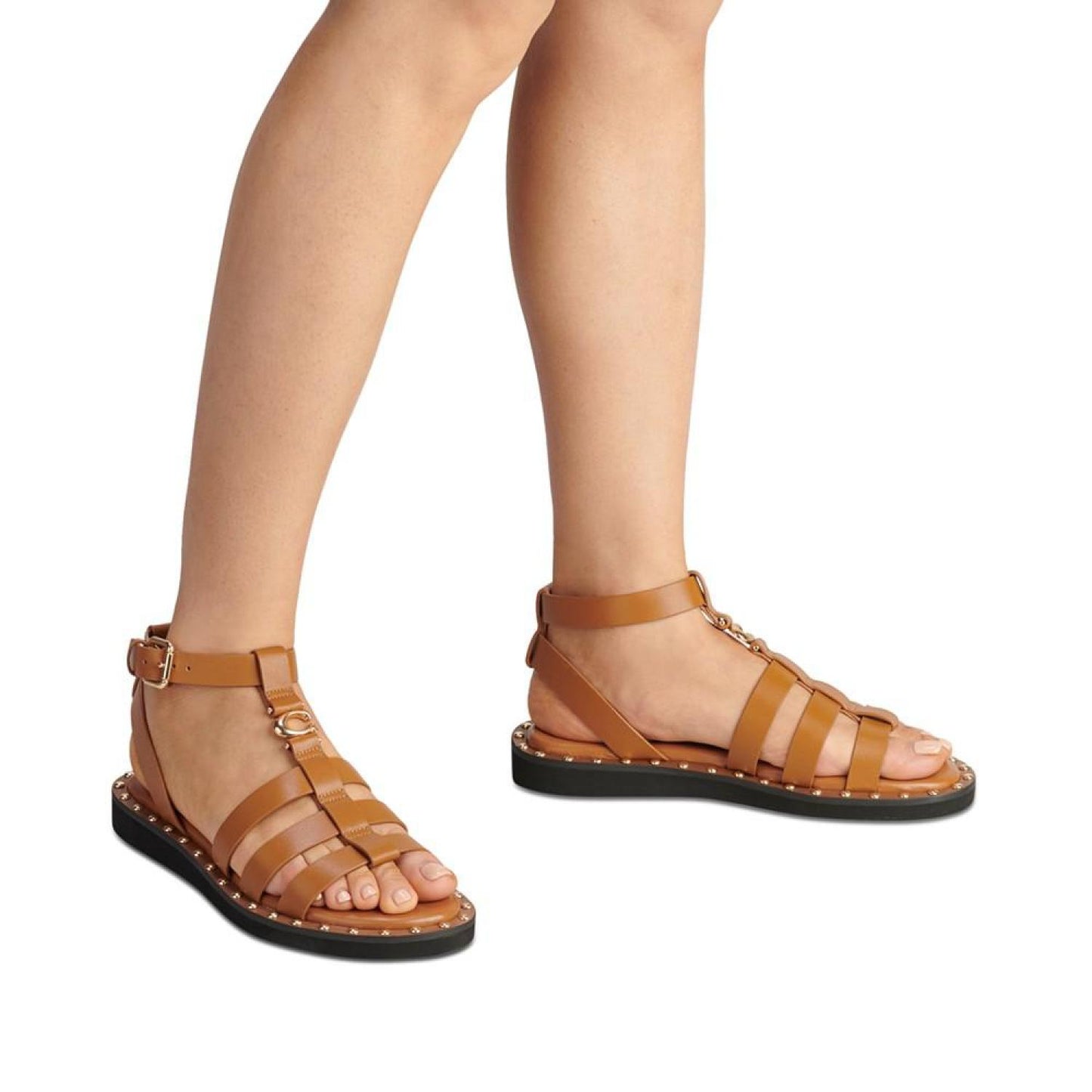 Women's Giselle Studded Gladiator Fisherman Sandals