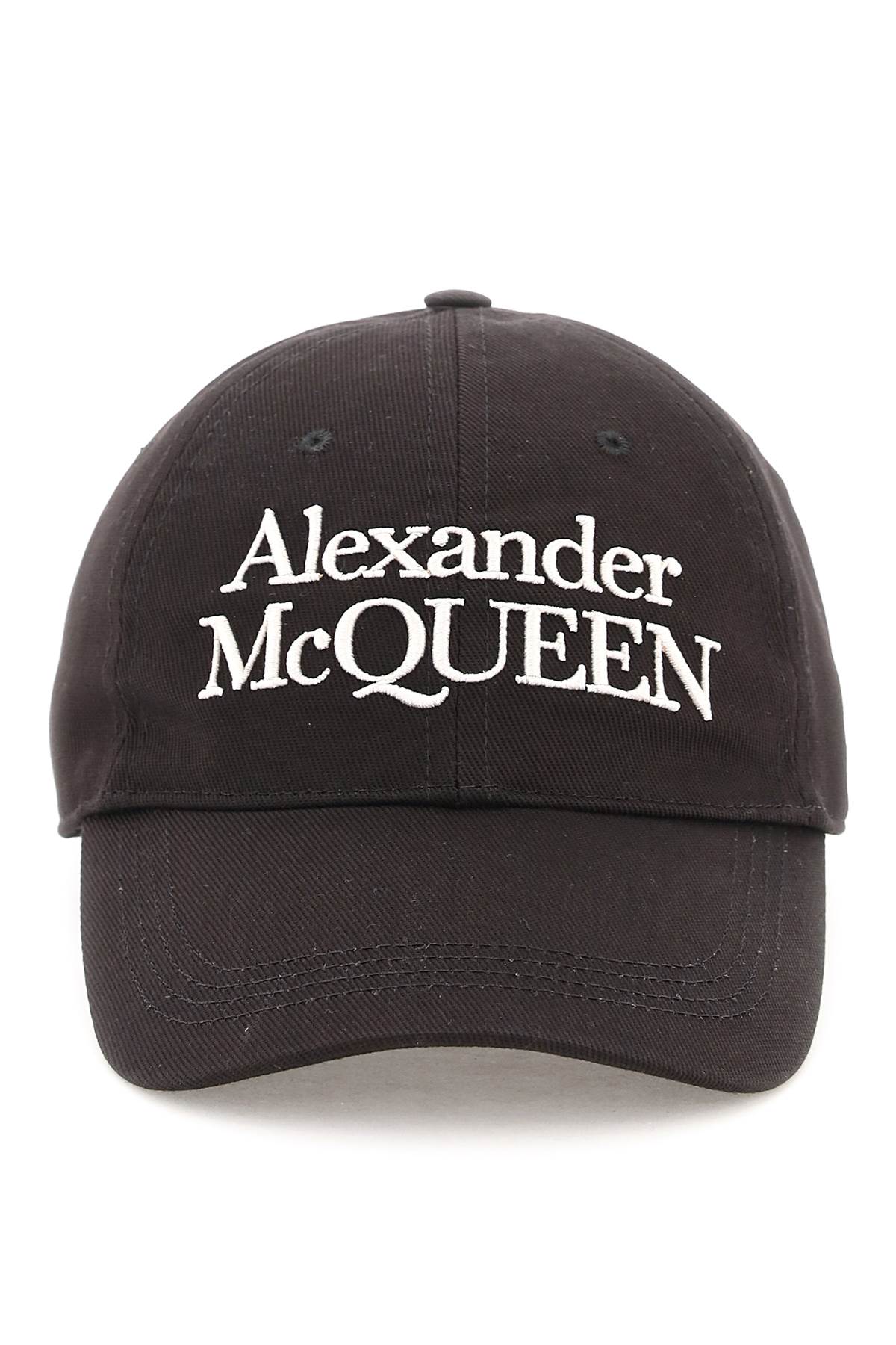 Alexander mcqueen baseball cap with embroidery