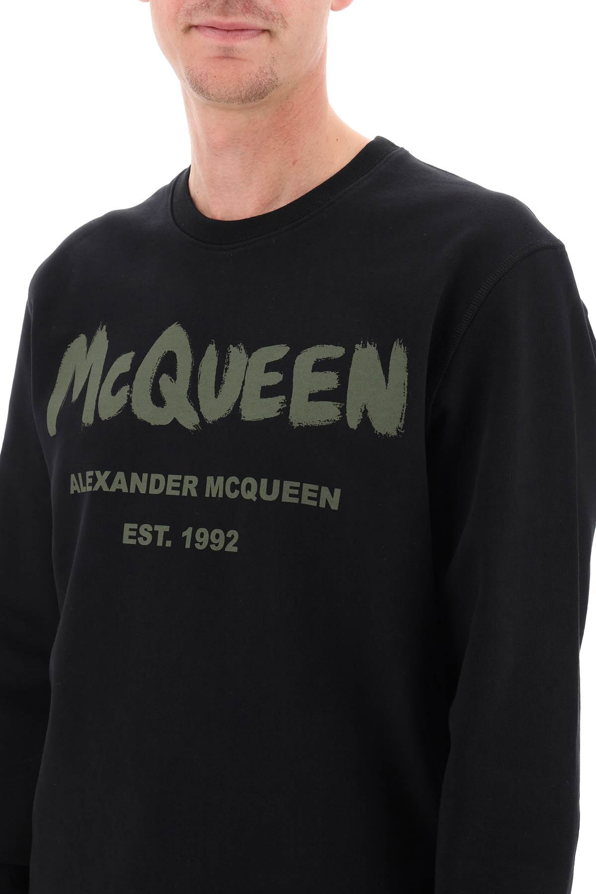 Alexander mcqueen mcqueen graffiti sweatshirt