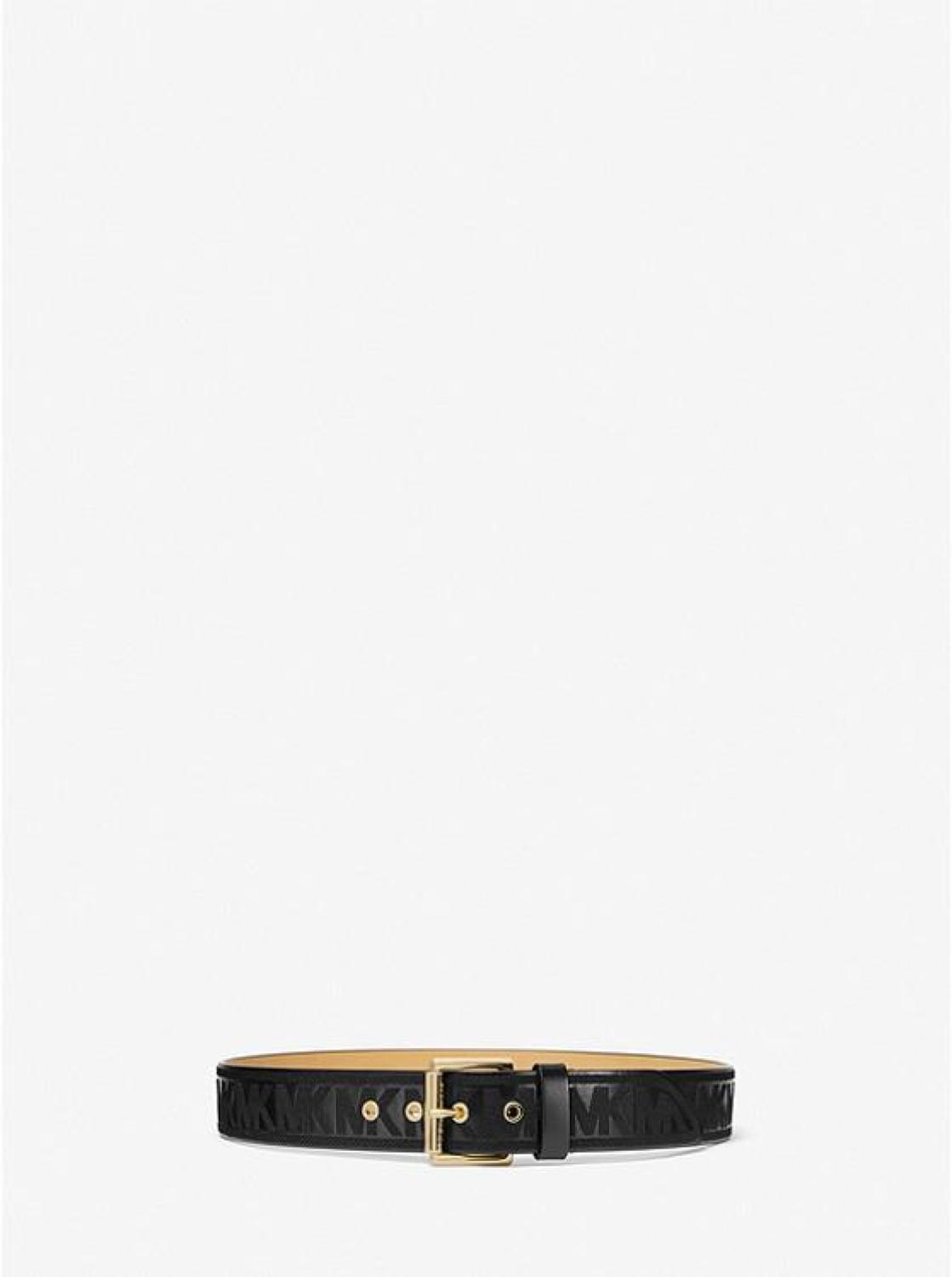 Embroidered Leather Belt