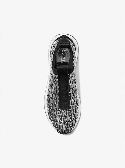 Bodie Crystal Logo Mesh Slip-On Trainer