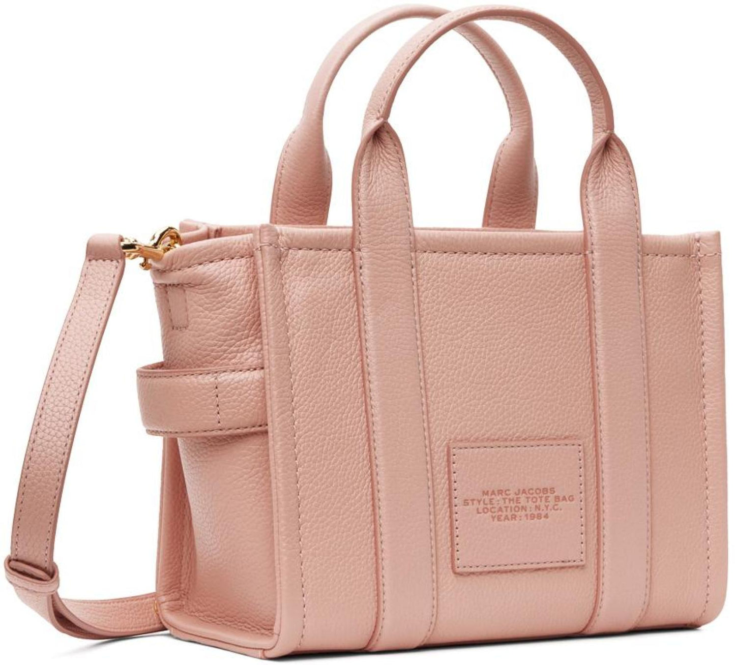 Pink 'The Leather Small' Tote