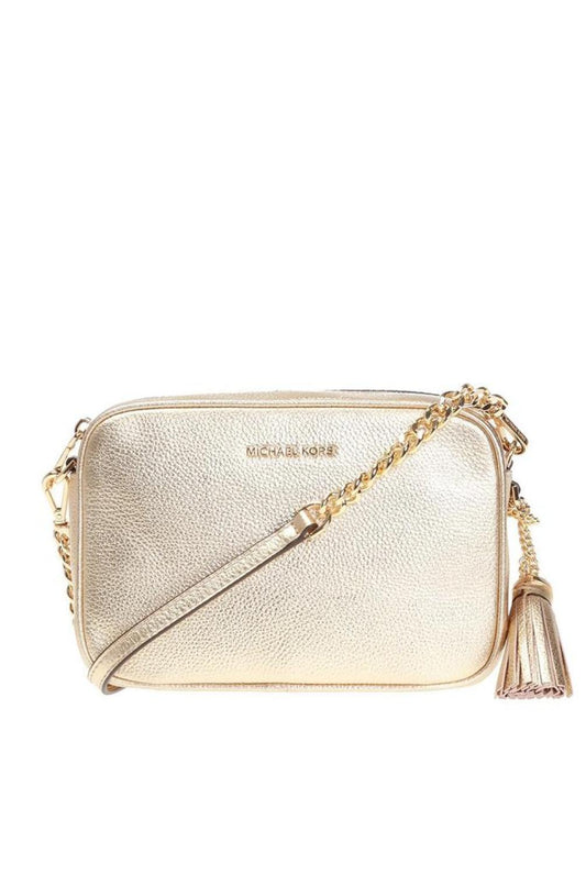 Michael Michael Kors Ginny Logo Plaque Crossbody Bag