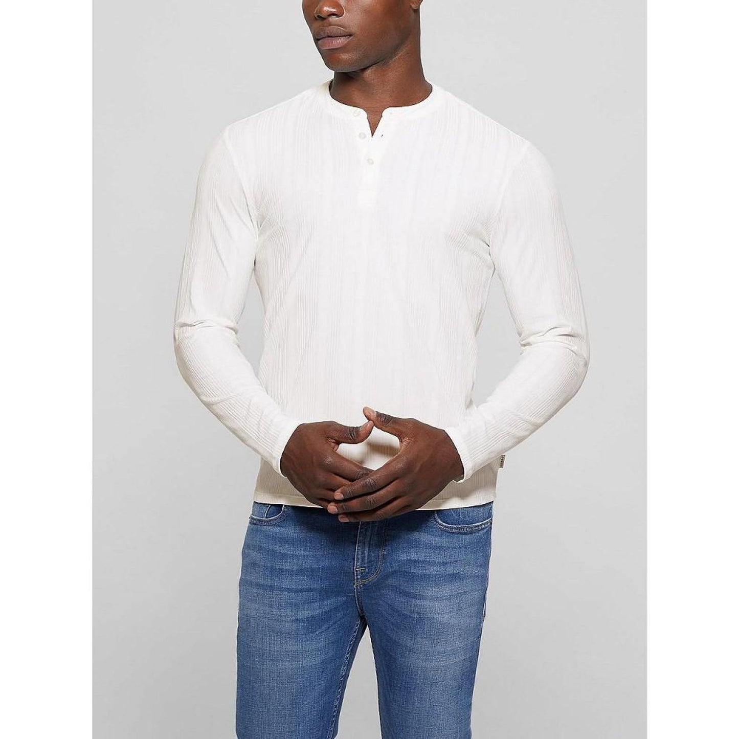 Men's Brentwood Rib Knit Henley T-shirt