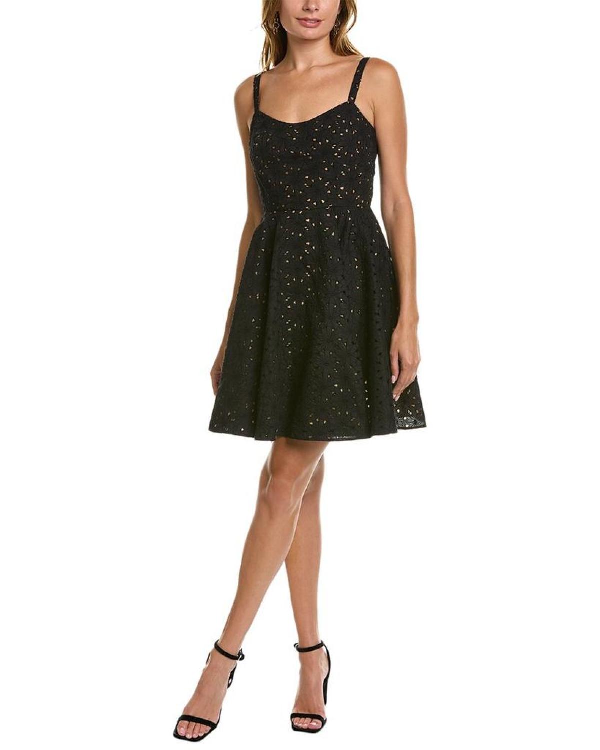 Michael Kors Eyelet Sweetheart Dress