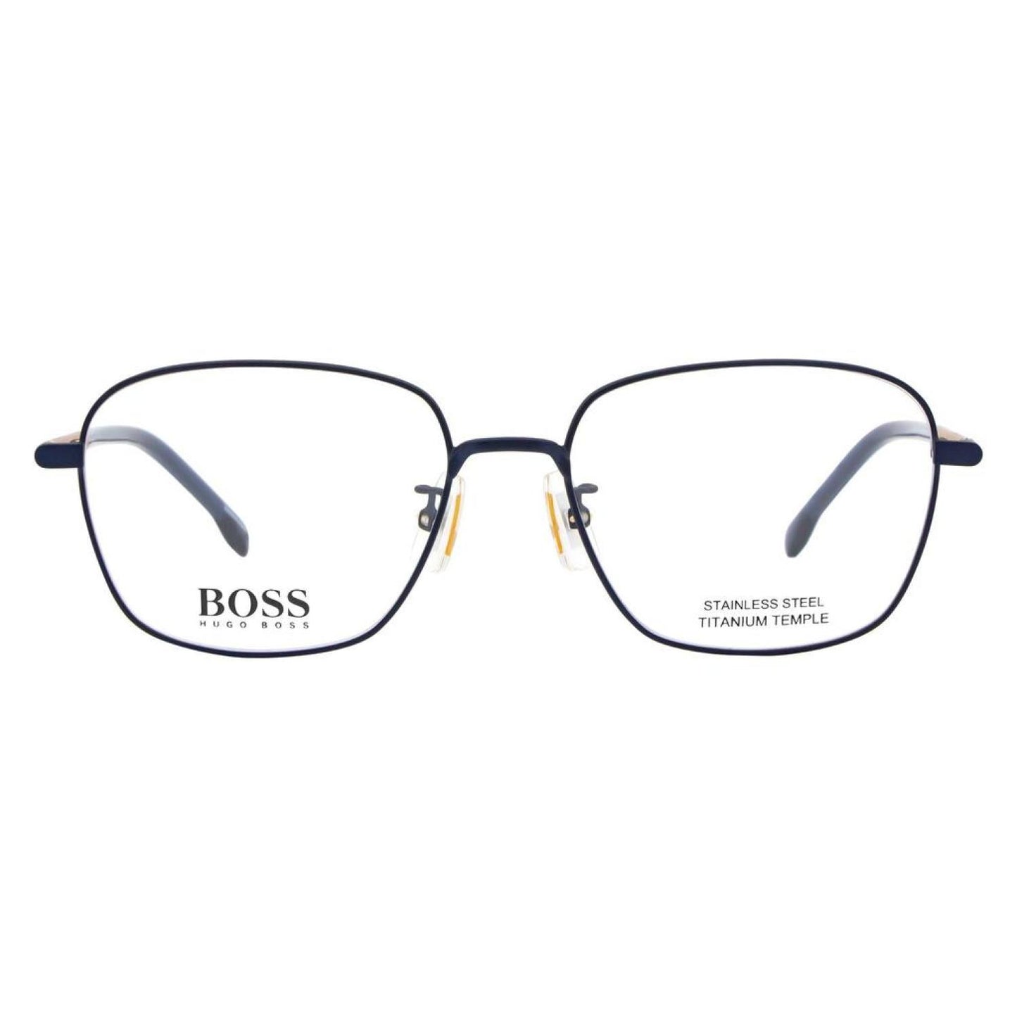 Hugo Boss Square Eyeglasses BOSS1143/F Fll Matte Blue 55mm 1143/F