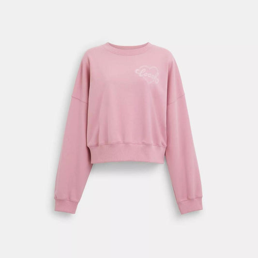 Coach Outlet Heart Crewneck