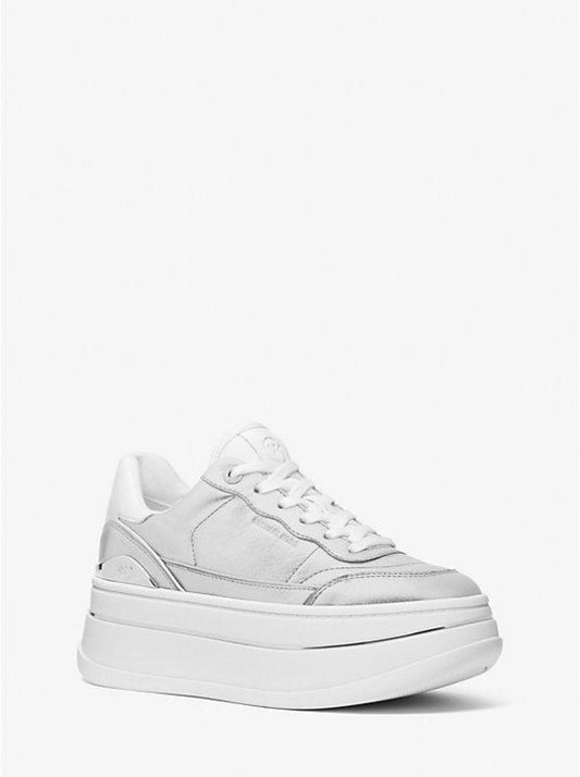 Hayes Metallic Leather Platform Sneaker