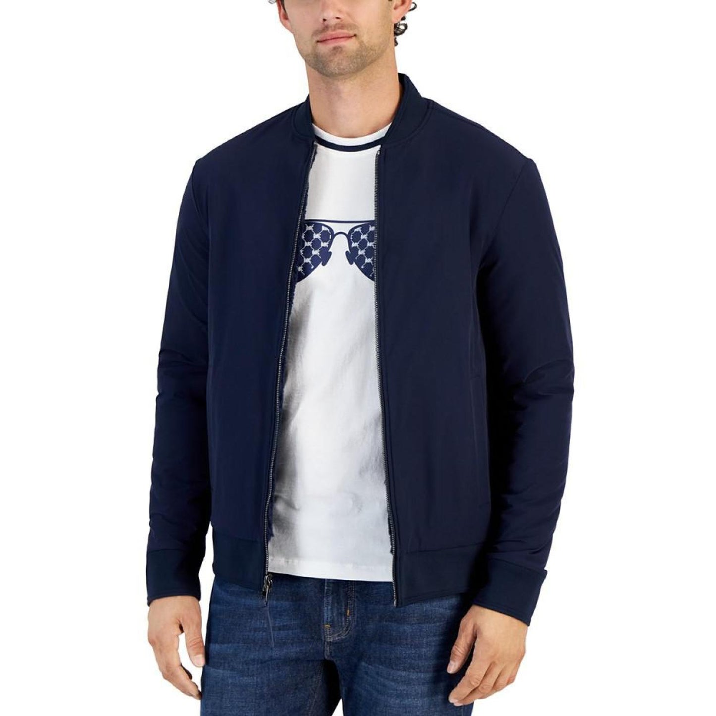 Men's Fleece Reversible Zip-Front Jacket