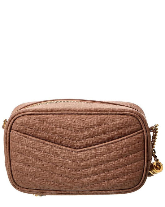 Saint Laurent Lou Mini Matelasse Leather Crossbody