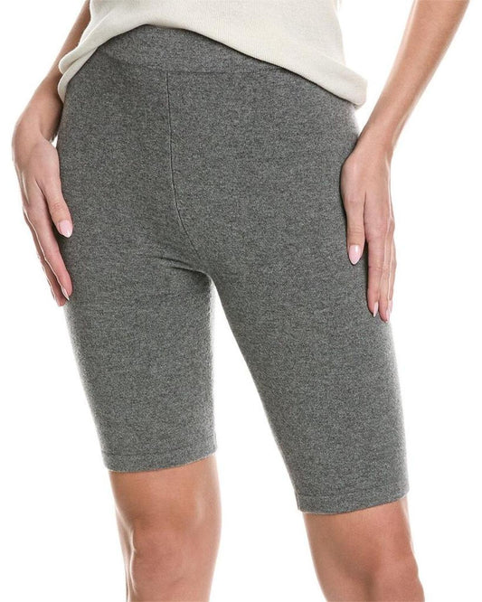 Michael Kors Collection Cashmere-Blend Biker Short