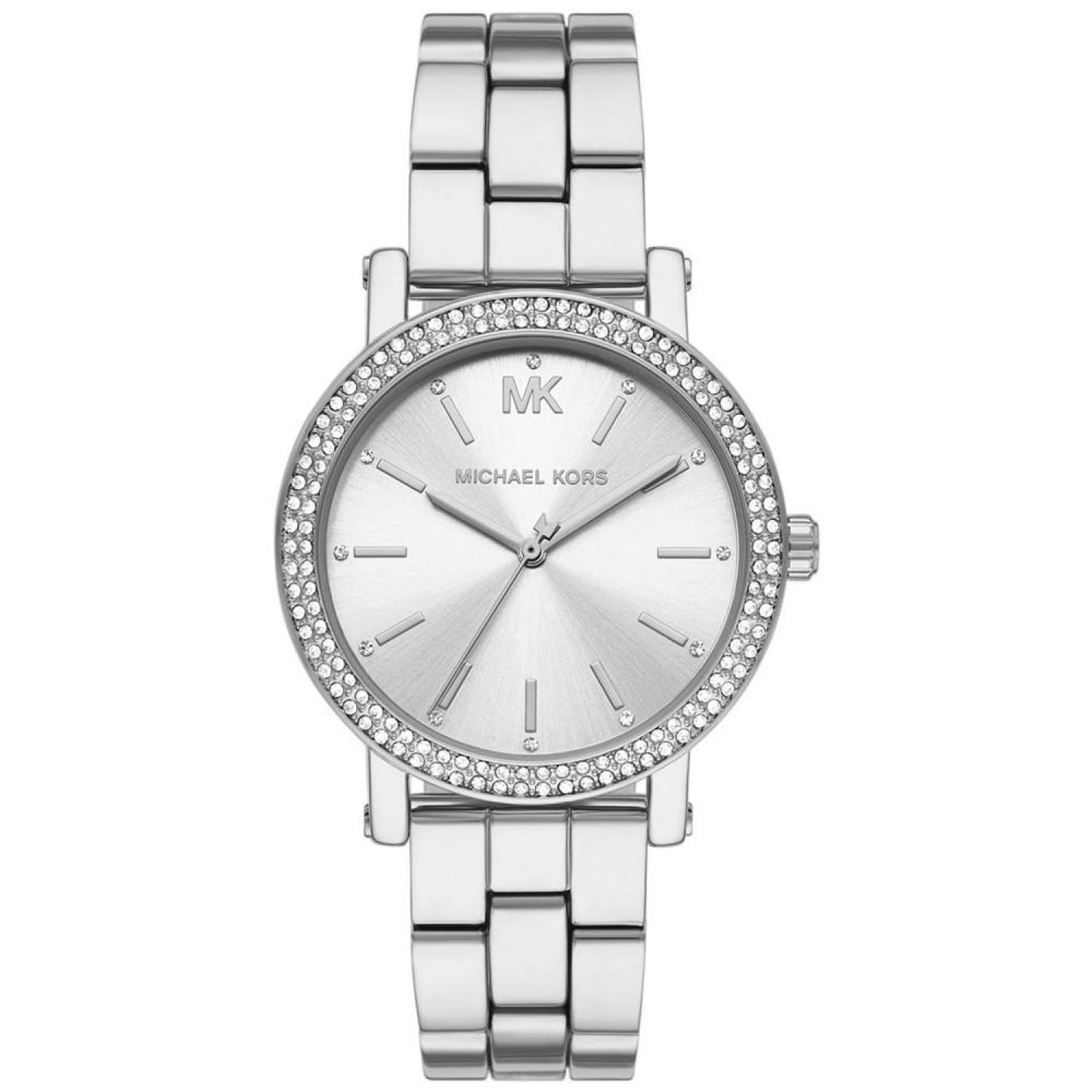 Women's Corey Three-Hand Silver-Tone Alloy Watch 38mm