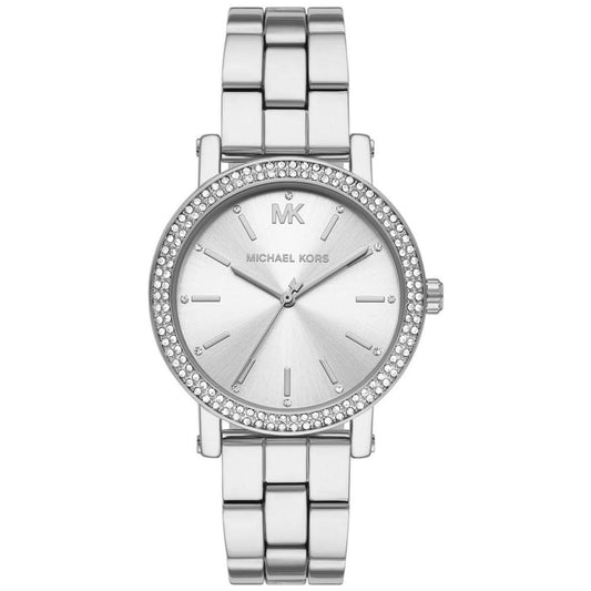 Women's Corey Three-Hand Silver-Tone Alloy Watch 38mm