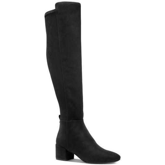 Women's Braden Zip Up Suede Knee High Boots