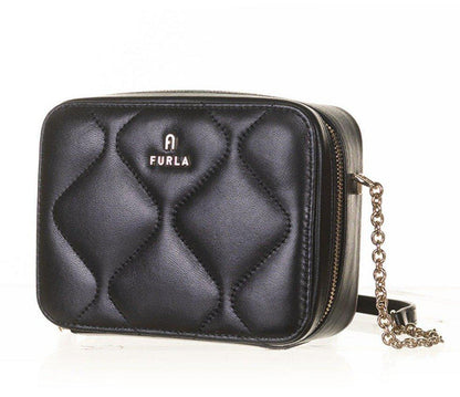 Furla Logo Lettering Zipped Shoulder Bag