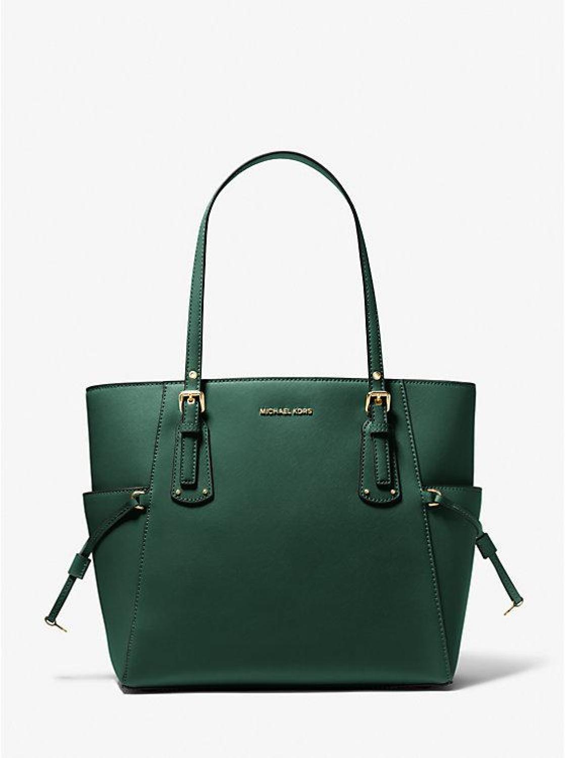 Voyager on sale leather tote