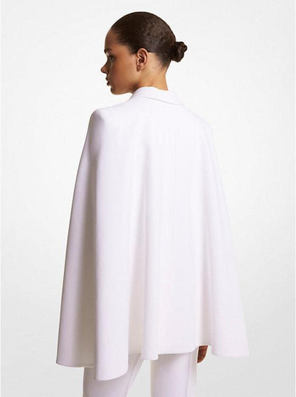 Double Crepe Sablé Cape Blazer