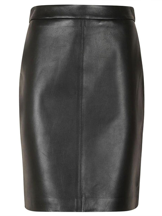 Michael Michael Kors Half-Zip Fitted Midi Skirt