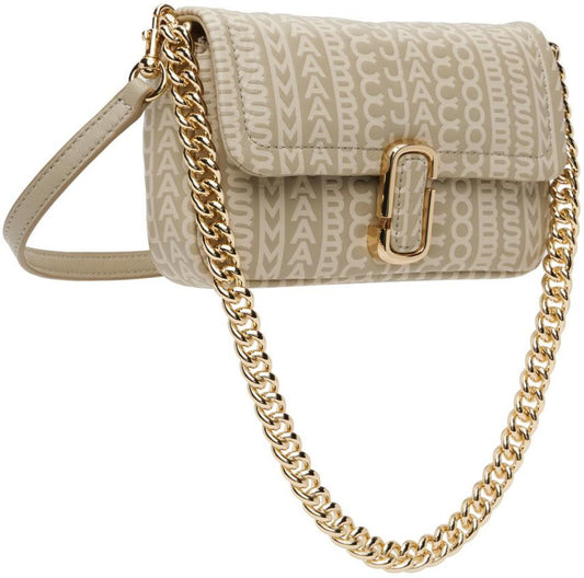 Khaki Mini 'The Monogram J Marc' Shoulder Bag