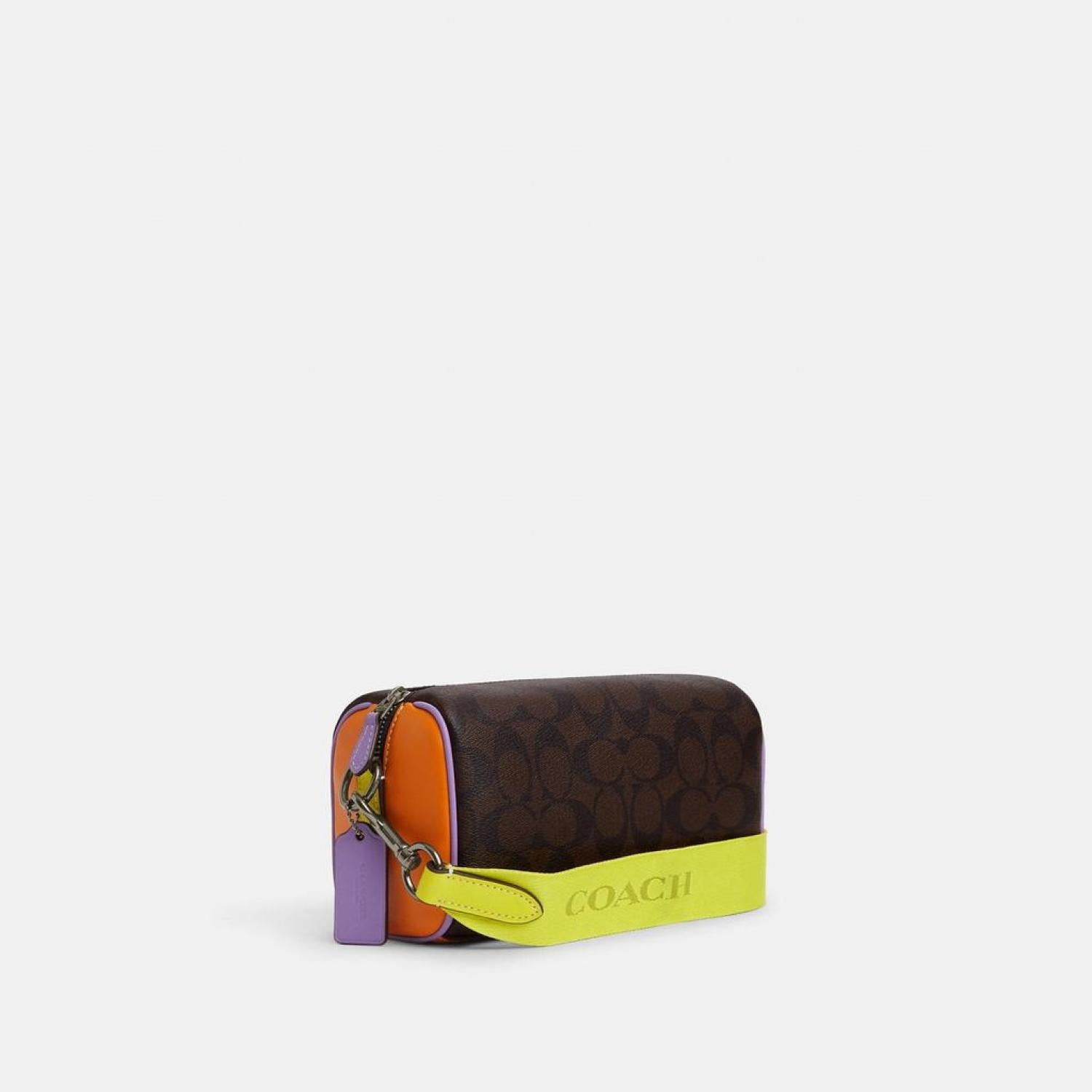 Pacer convertible pouch in colorblock signature 2024 canvas with coach patch