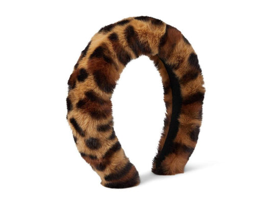 Leopard Faux Fur Headband