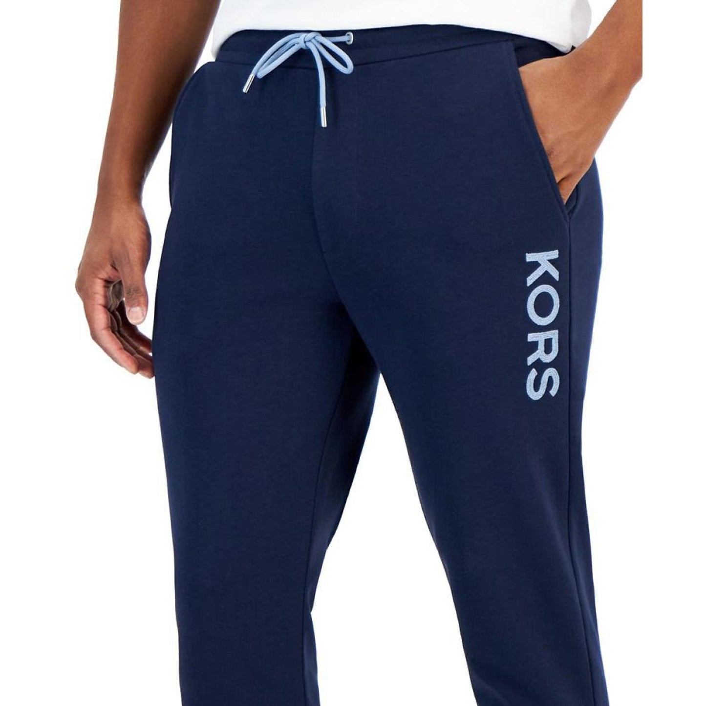 Men's Fleece Logo Drawstring Jogger Pants