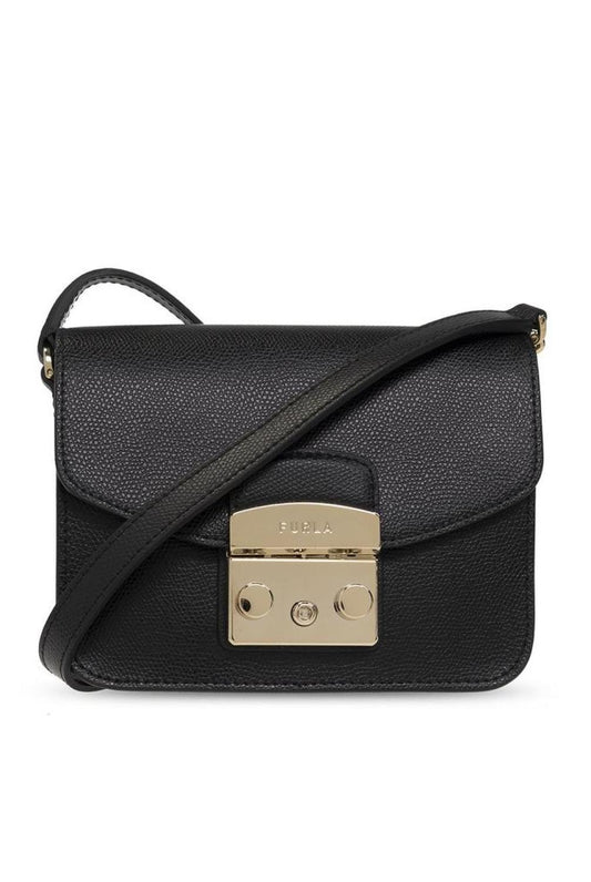 Furla Metropolis Logo-Engraved Mini Crossbody Bag