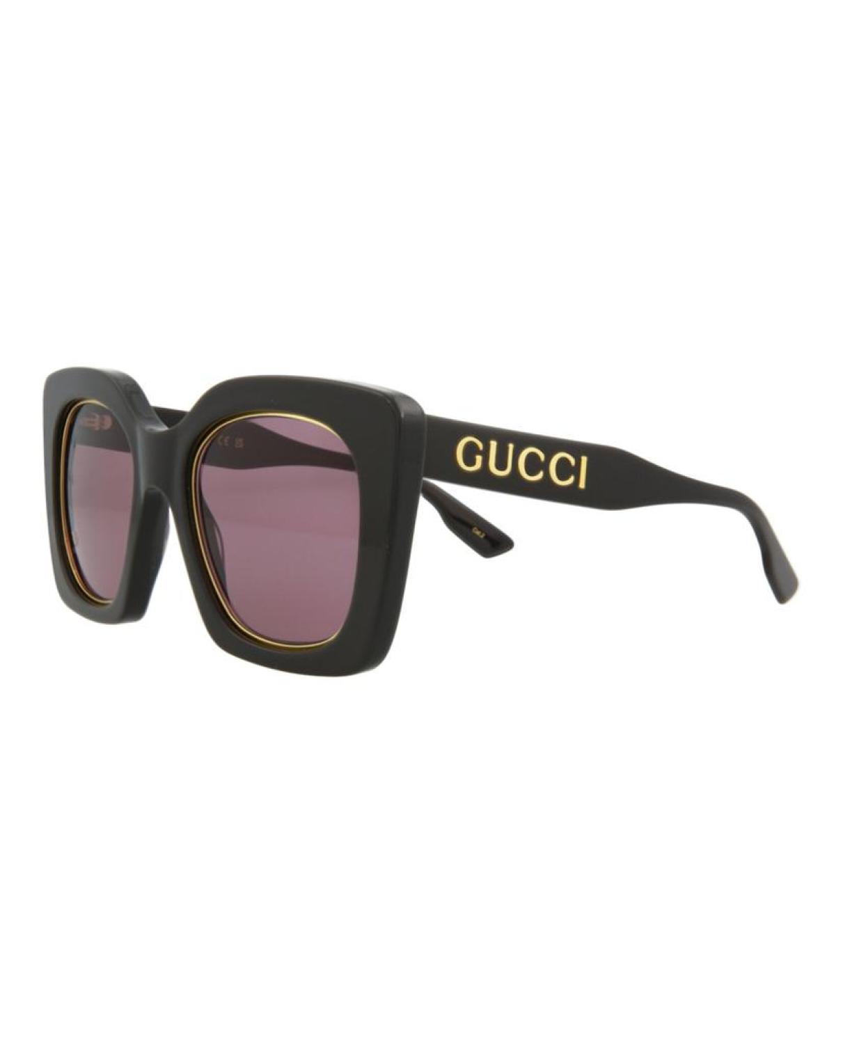 Square/Rectangle-Frame Acetate Sunglasses