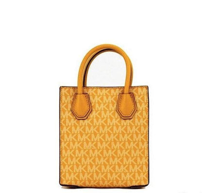 Michael Kors Mercer XS Honeycomb  Signature PVC North South Shopper Crossbody Women's Bag