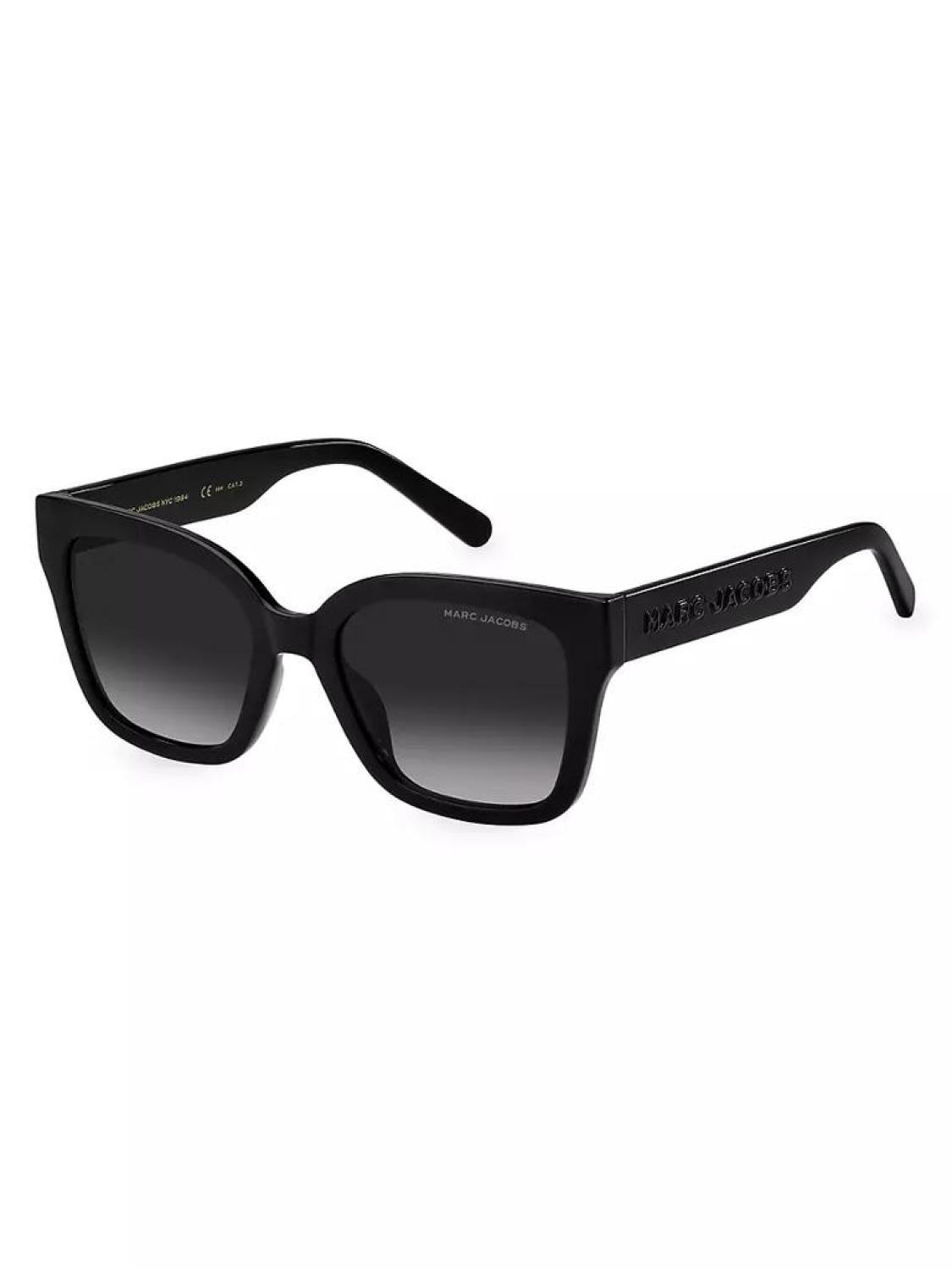 53MM Square Logo Sunglasses