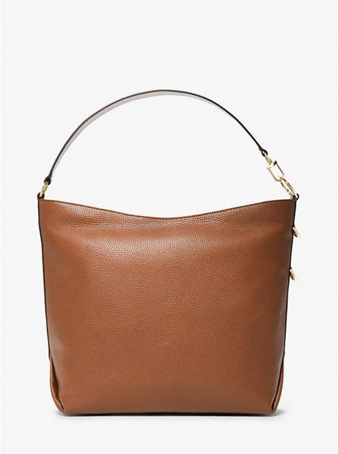 Brooklyn large pebbled leather shoulder bag sale