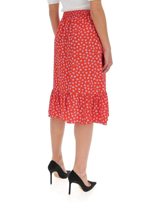 Marc Jacobs Heart Printed Midi Skirt