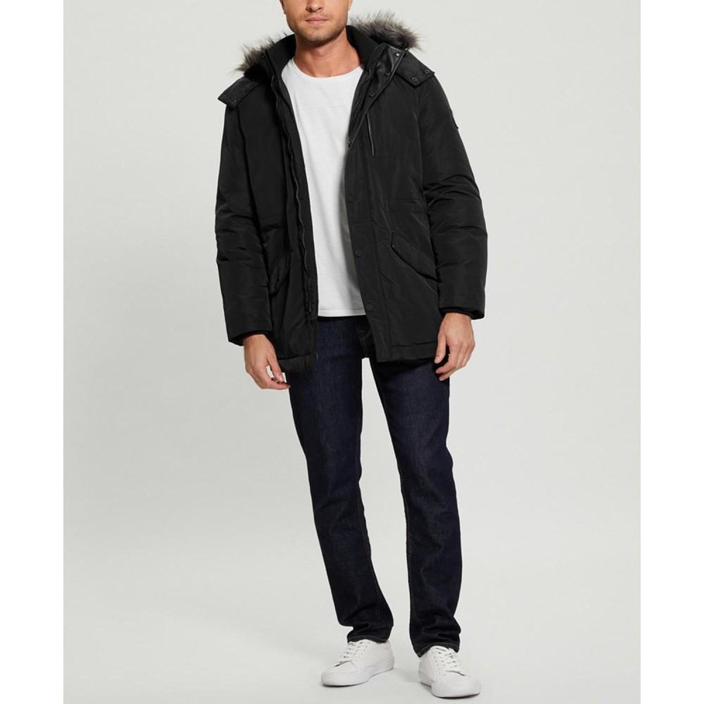 Men's Real Down Parka Jacket