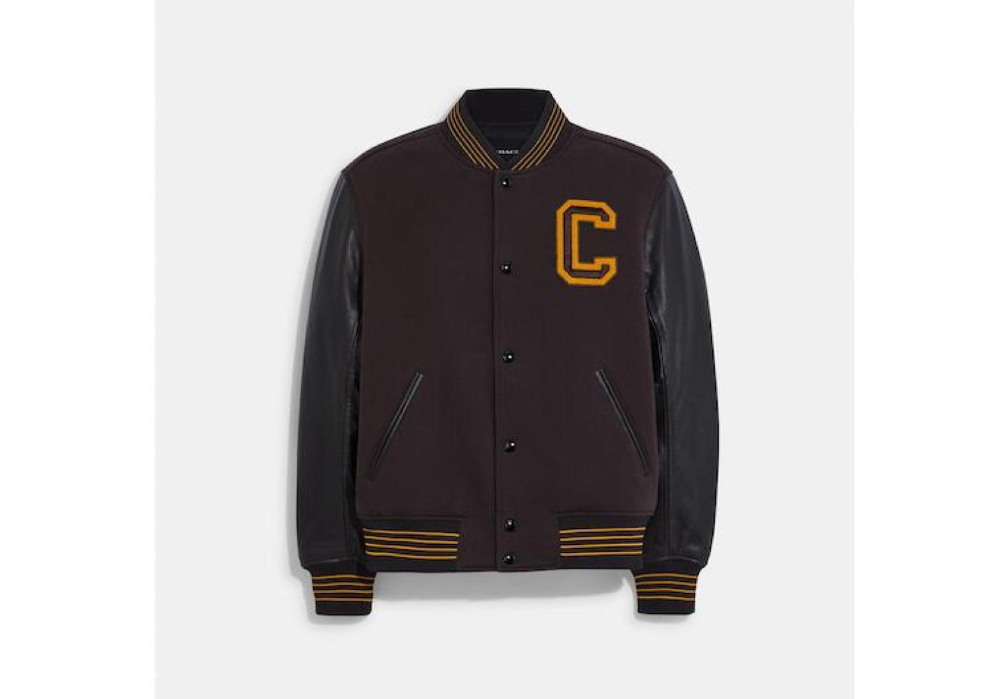 Coach Outlet Varsity Jacket With Leather Sleeves