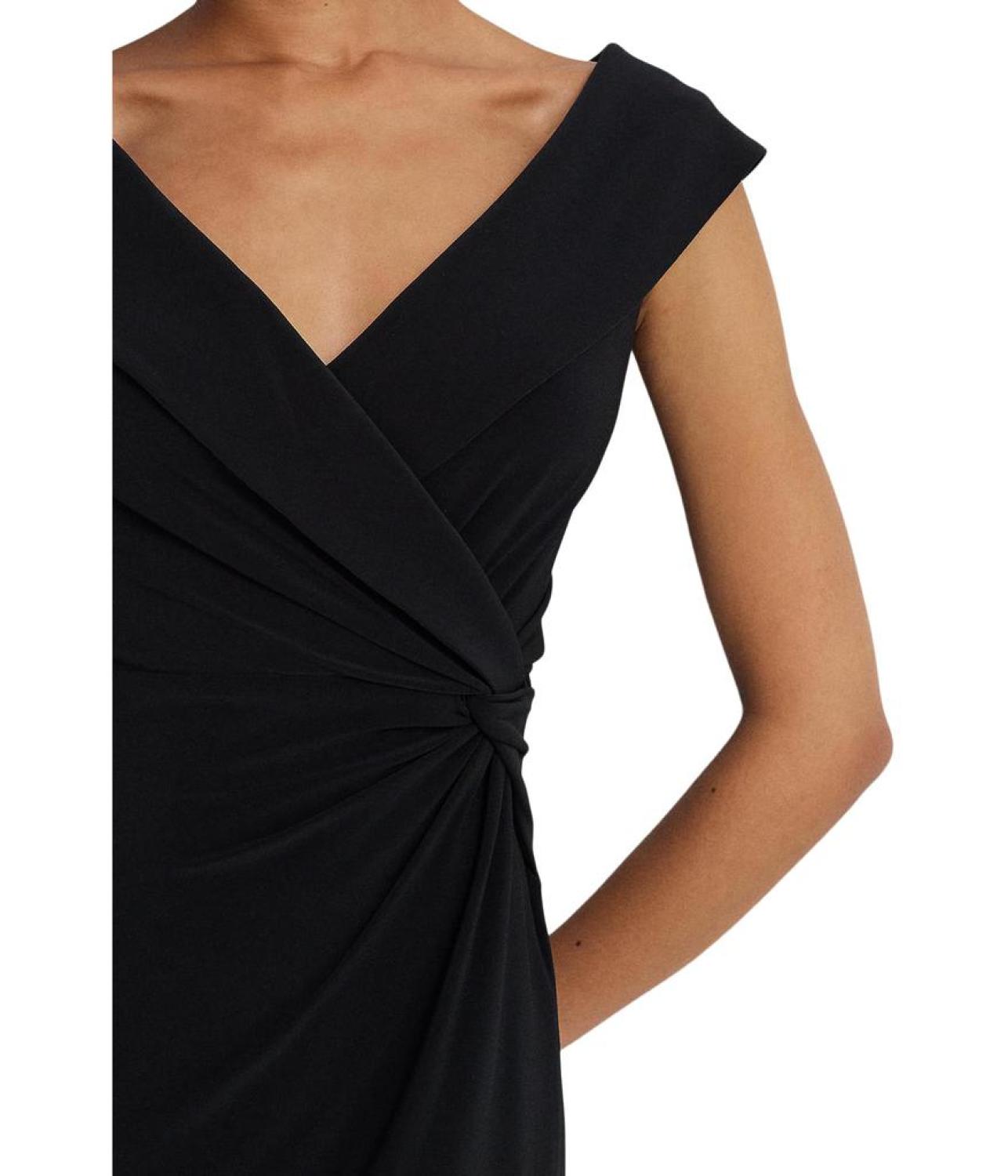 Jersey Off-the-Shoulder Cocktail Dress