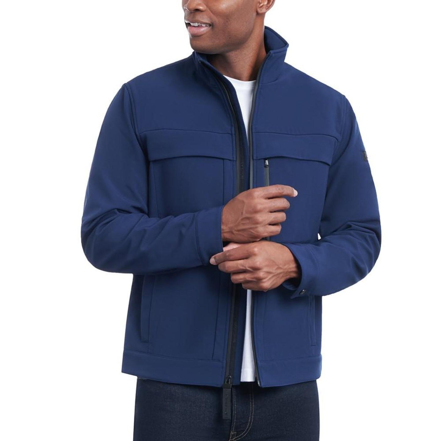 Men's Dressy Full-Zip Soft Shell Jacket