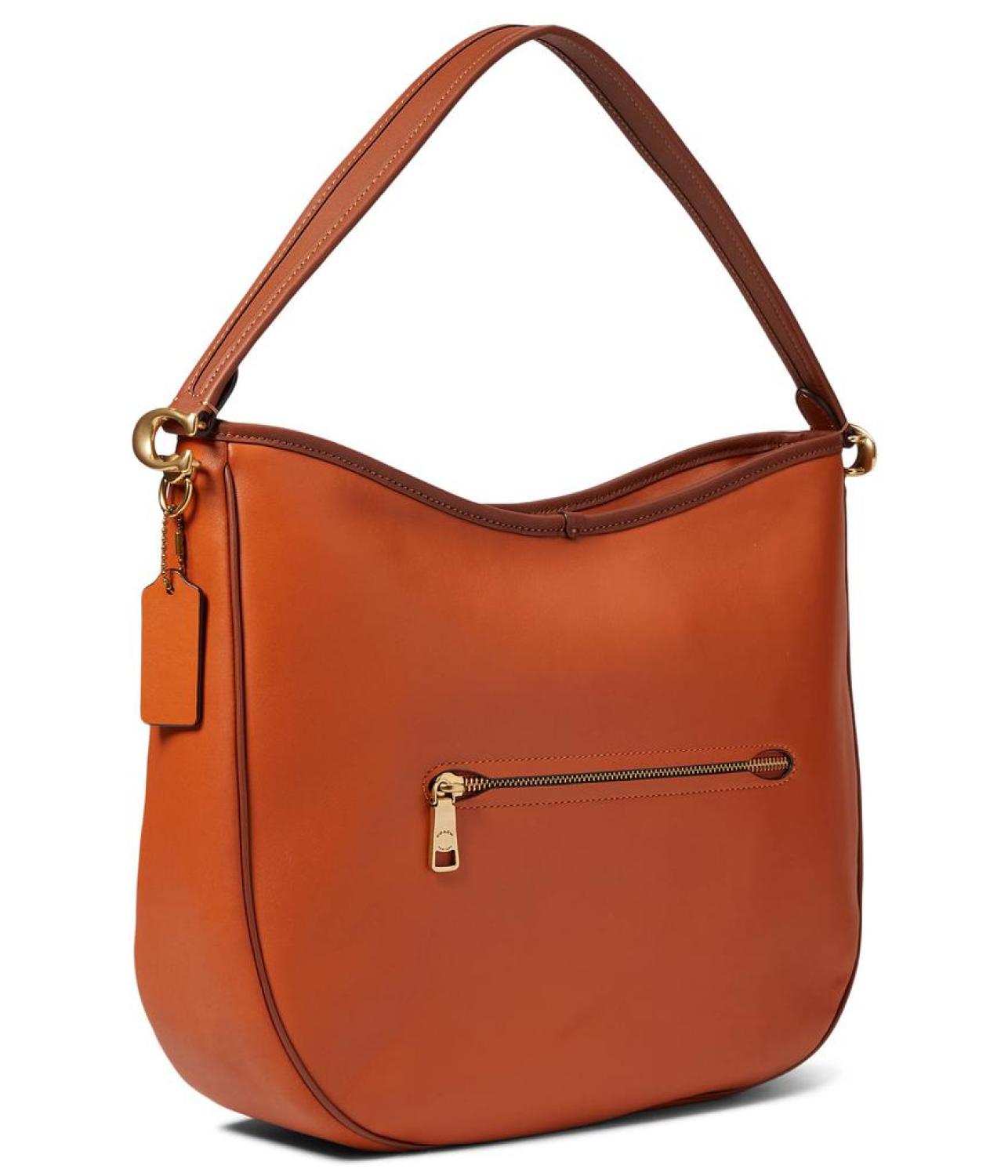 Color-Block Leather Soft Tabby Hobo