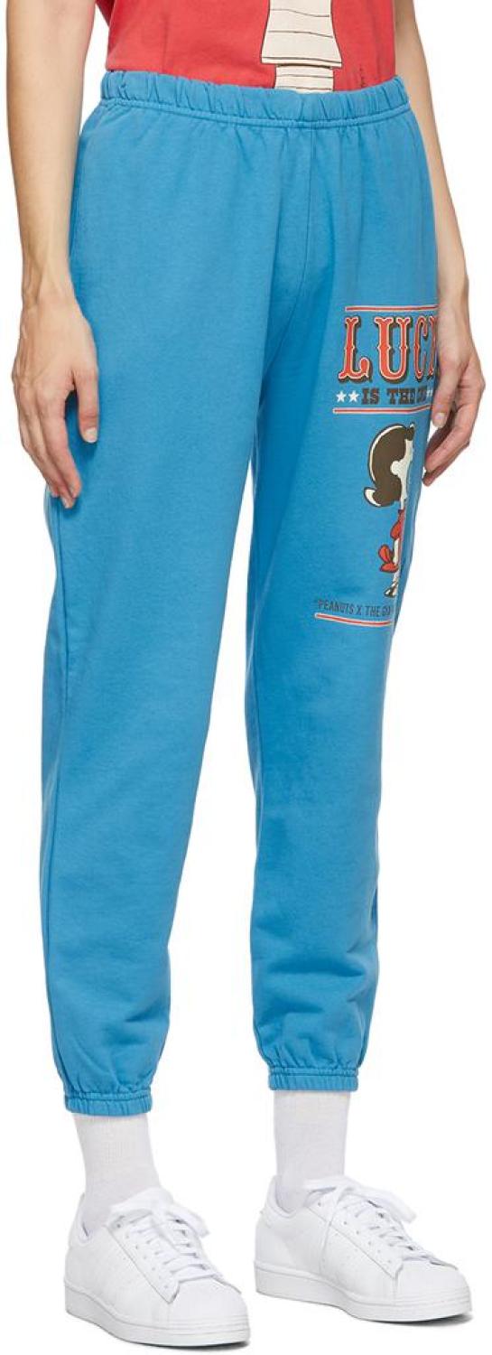 Blue Peanuts Edition 'The Gym' Lounge Pants