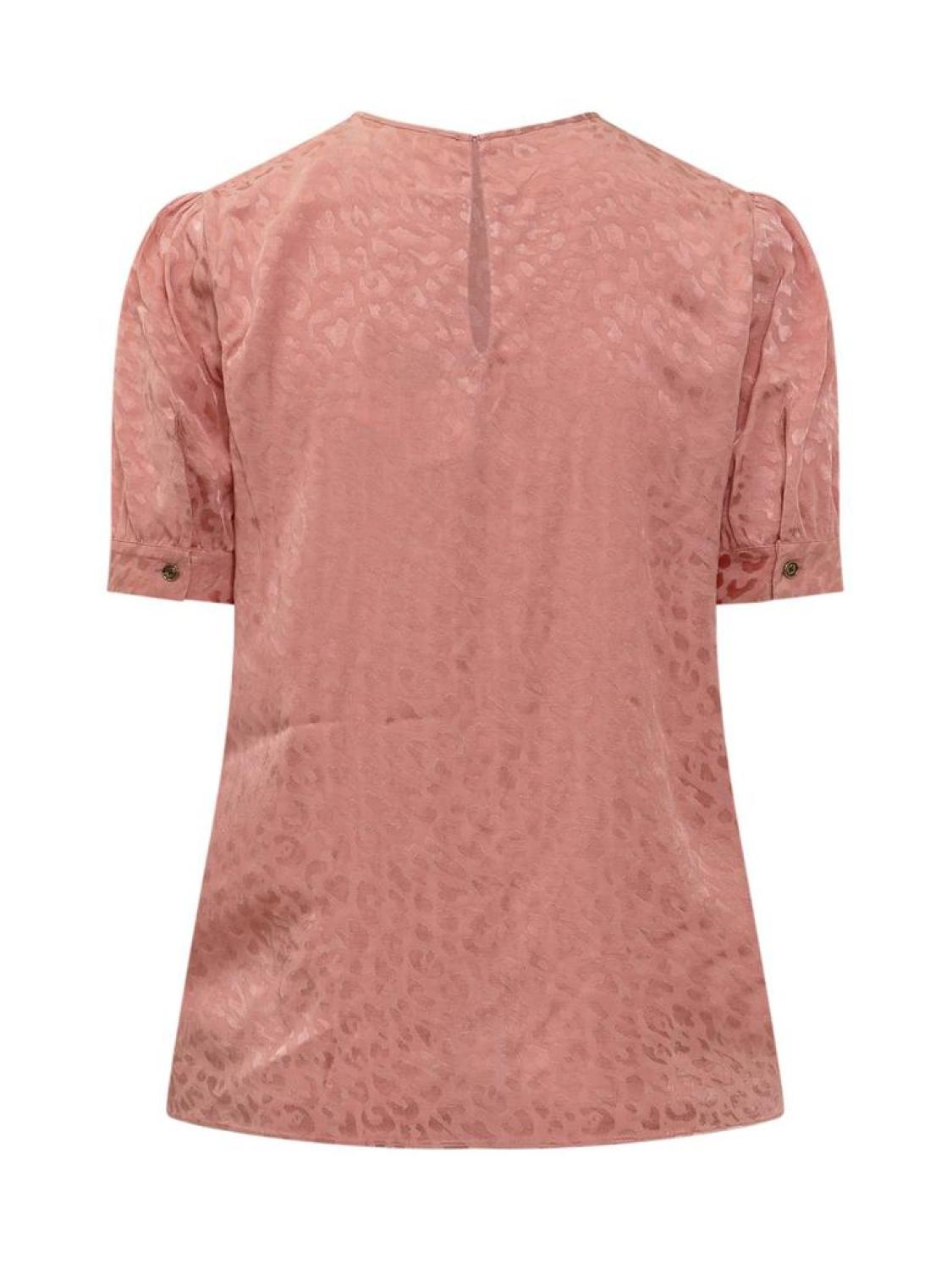 Michael Michael Kors Puff-Sleeved Print Top