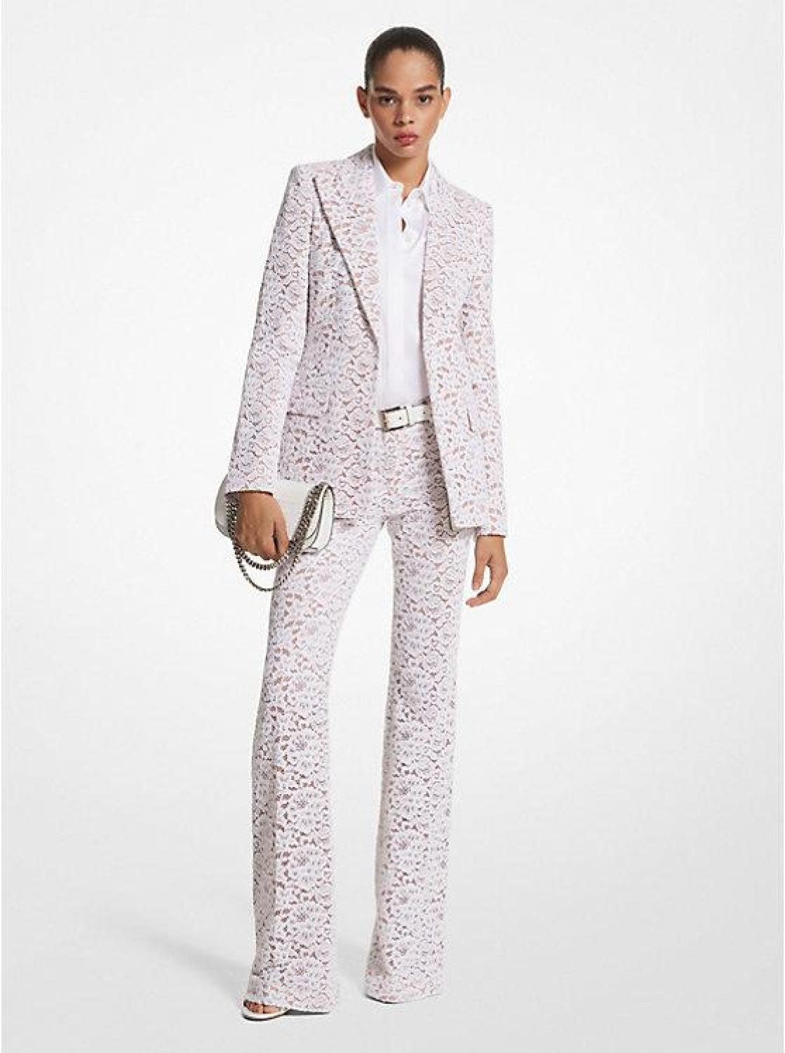 Georgina Corded Floral Lace Blazer