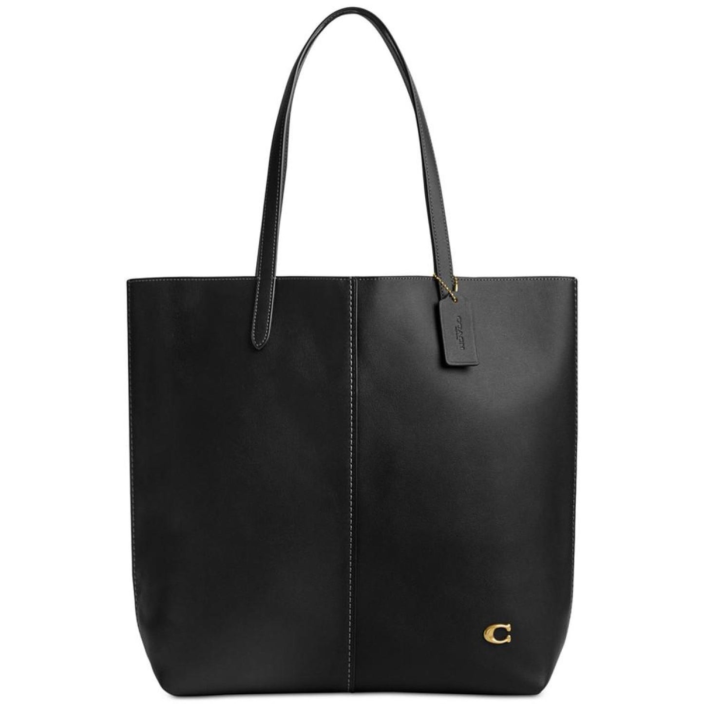 North South Leather Tote