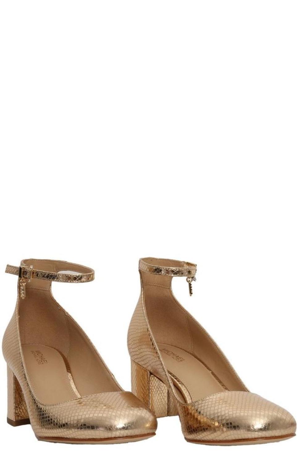 Michael Michael Kors Perla Metallic Embossed Pumps