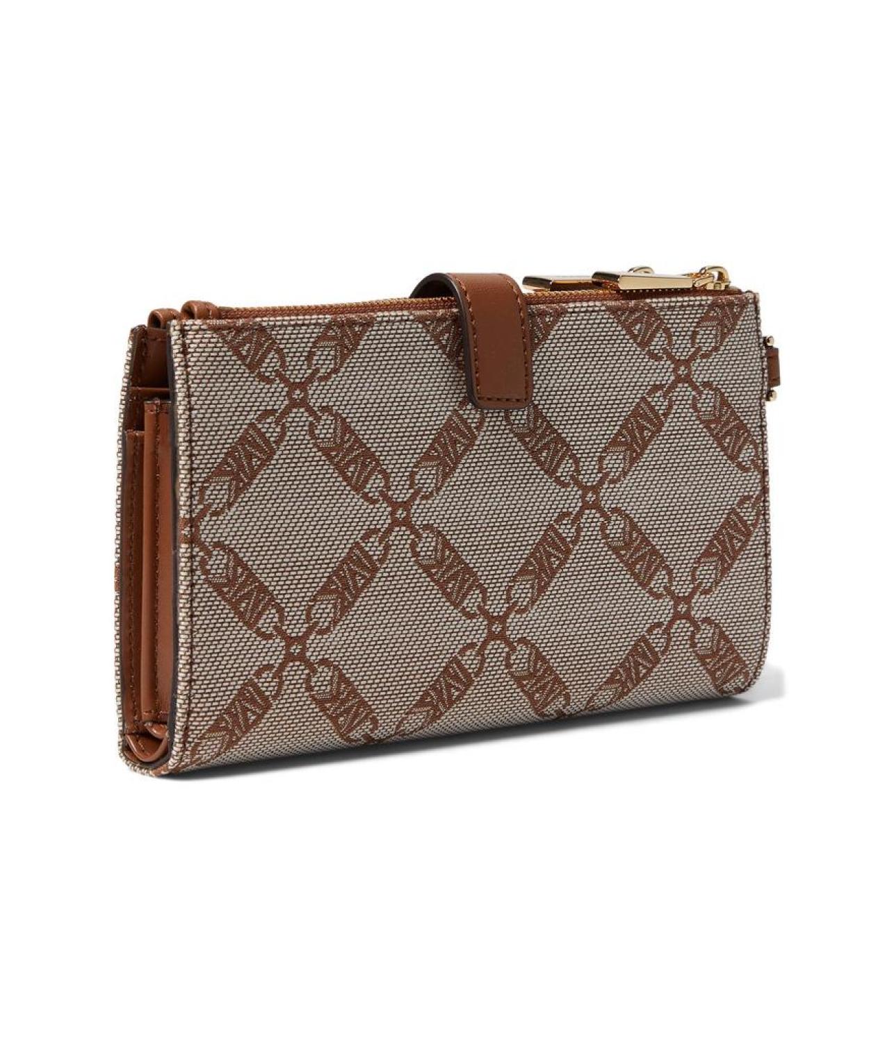 Jet Set Double Zip Wristlet