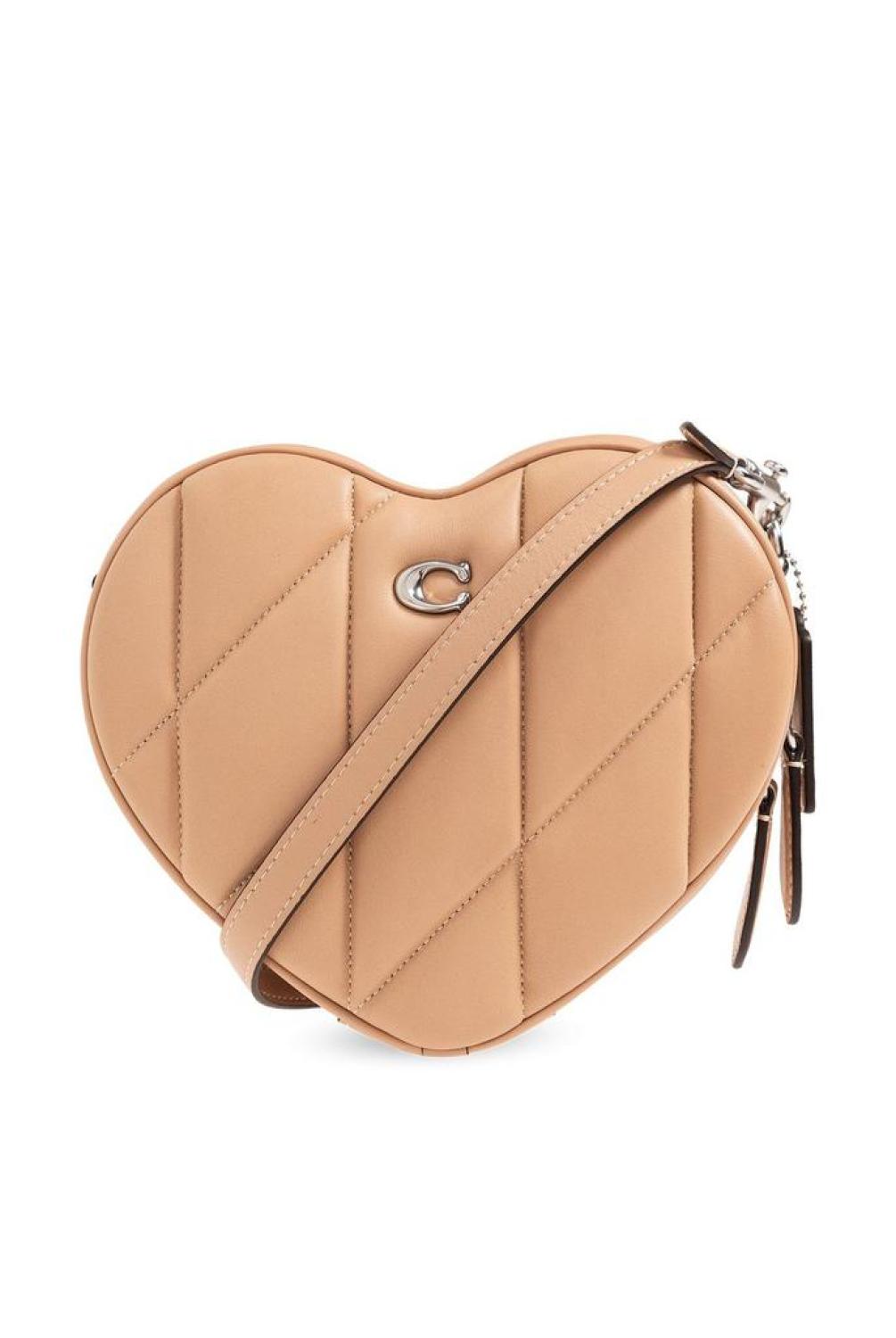 Coach Heart Logo Plaque Small Crossbody Bag