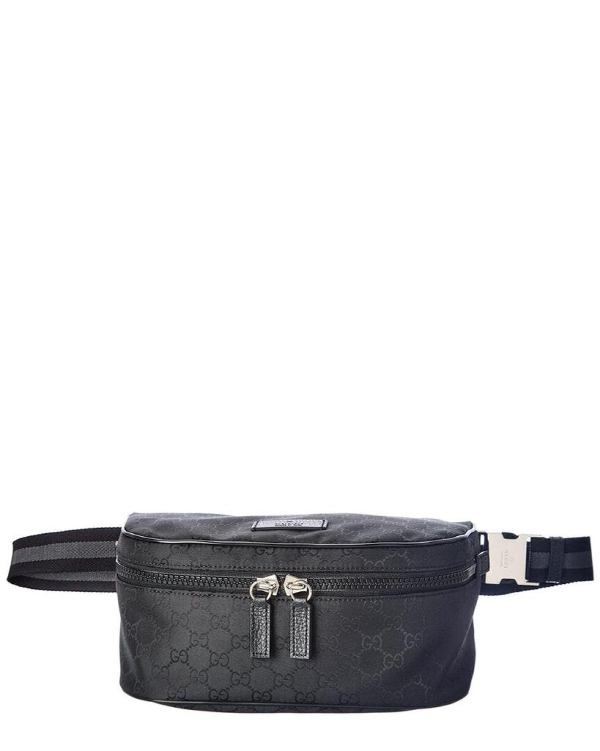 Gucci GG Nylon Belt Bag, Black